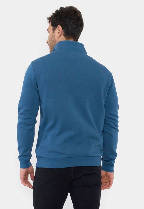 Polerón Hombre Half Zipper Navy