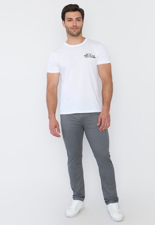Pantalón Hombre 5 Pocket Gris