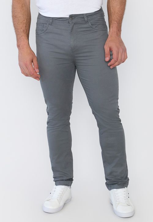 Pantalón Hombre 5 Pocket Gris