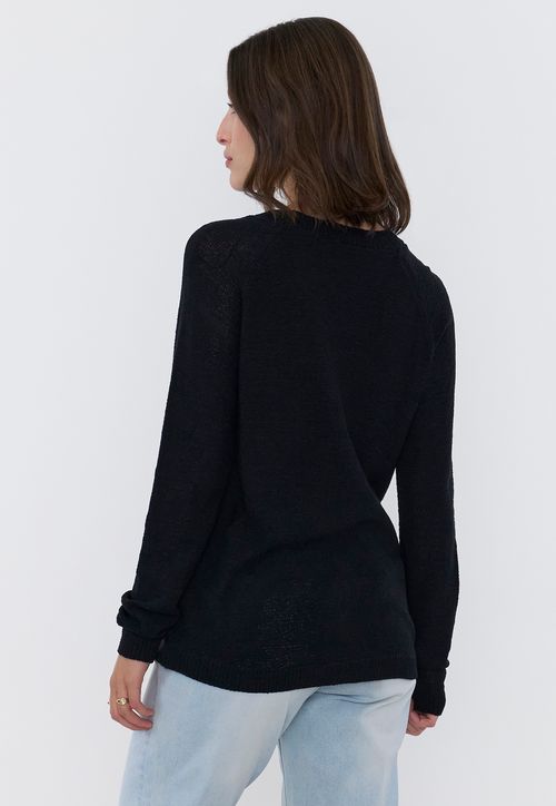 Tejido Mujer Cinta Gris Negro