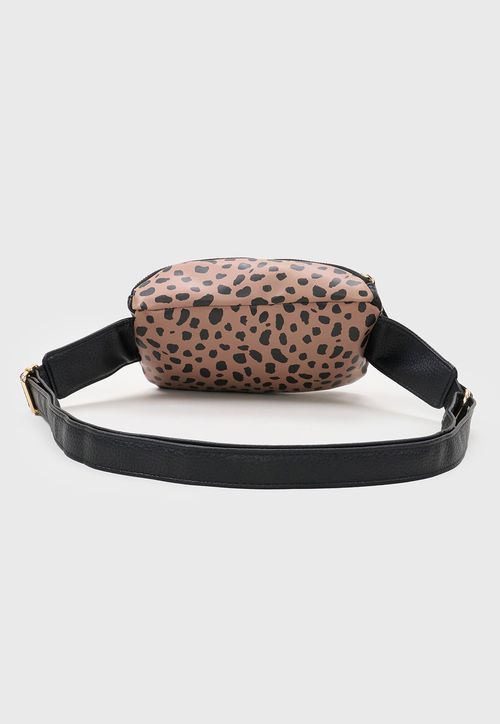 Banano Mujer Animal Print Café