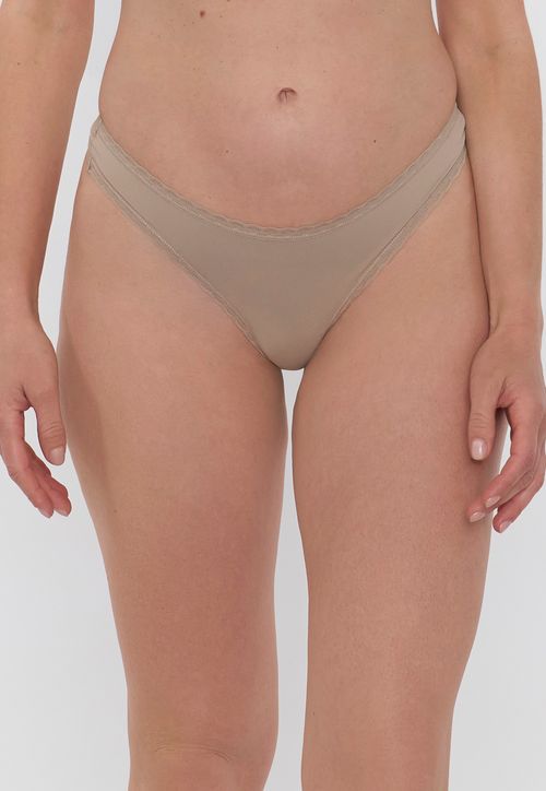 Calzón Mujer Bikini Beige