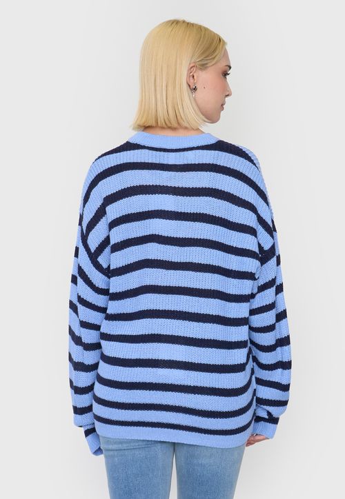 Sweater Mujer Fit Regular Azul
