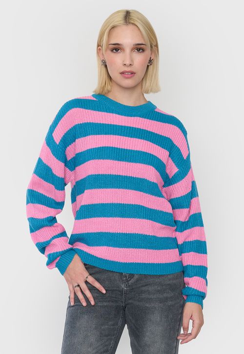 Sweater Mujer Fit Regular Rosado