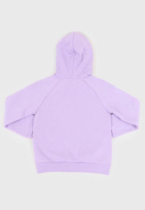 Poleron Niña Kids Full Zipper Lila