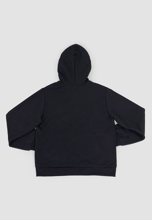 Poleron Niño Teen Zipper Negro