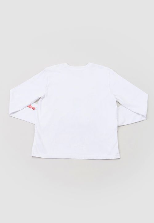 Polera Niño Teen M/L Focal Blanco