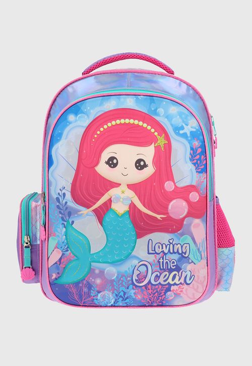 Mochila Keepack Sirena Morado