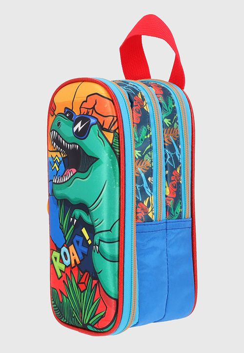 Estuche Keepack Dinosaurio Verde