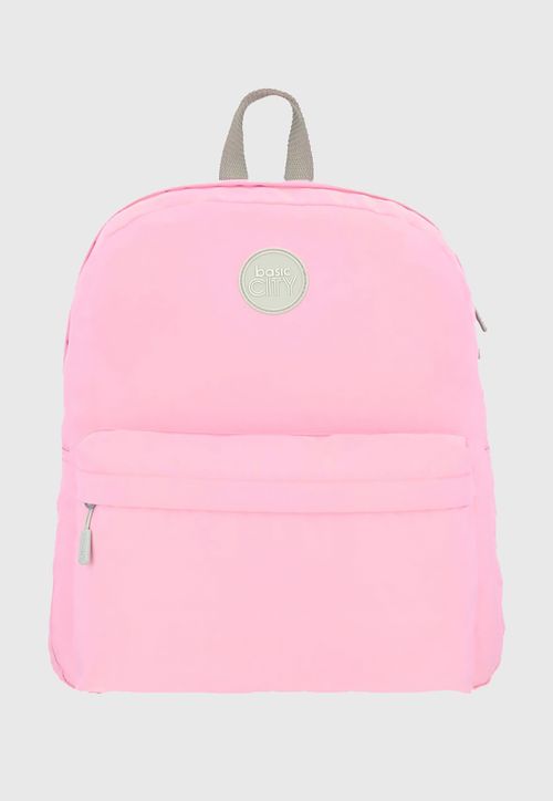 Mochila Juvenil Basic City Rosado