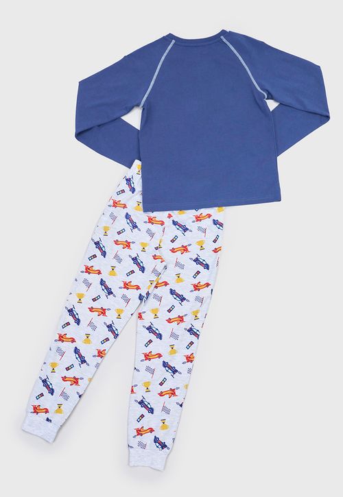 Pijama Niño Kids Largo Azul