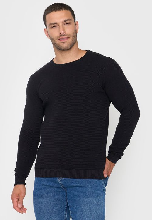 Tejido Hombre Textura Negro