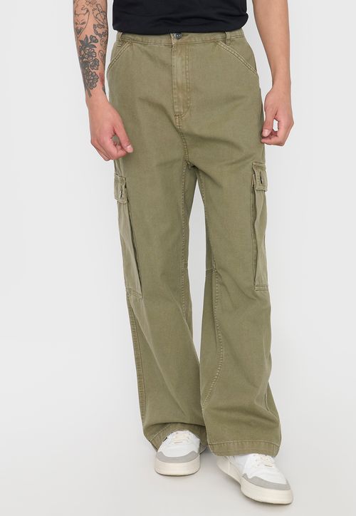 Pantalón Hombre Parachute Verde