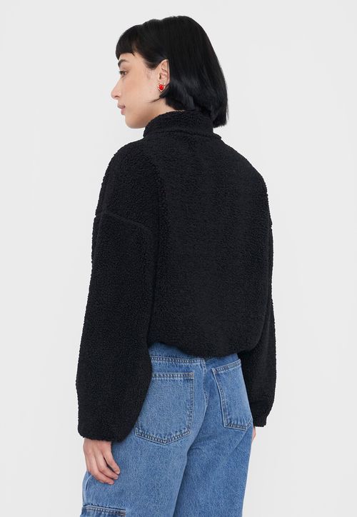 Polerón Mujer Corderito Negro
