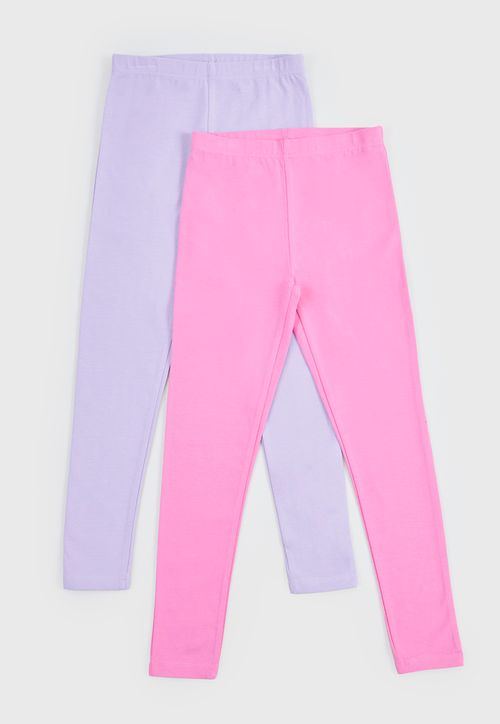 Calza Niña Kids Bipack Lila