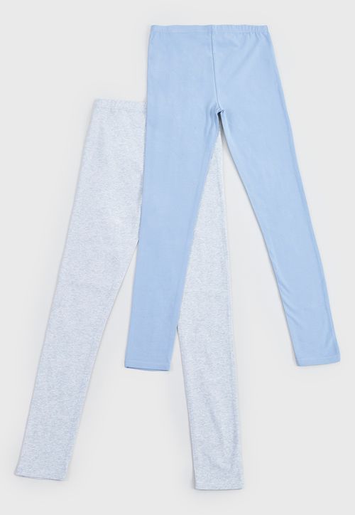 Calza Niña Teen Bipack Celeste