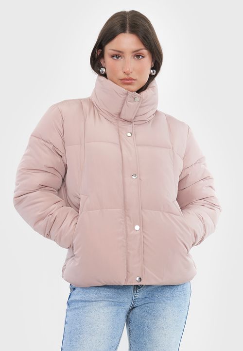 Parka Mujer Clásica Palo Rosa