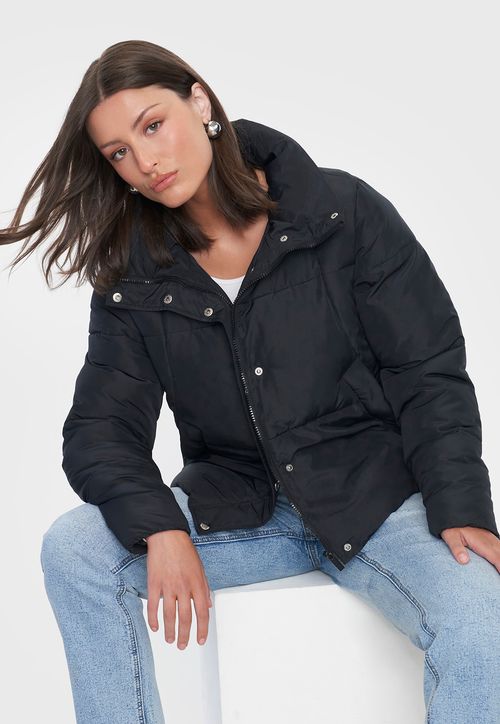 Parka Mujer Clásica Negro