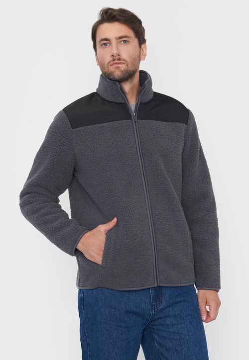 Chaqueta Hombre Sherpa Charcoal
