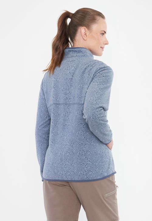 Polar Outdoor Mujer Mix Telas Azul