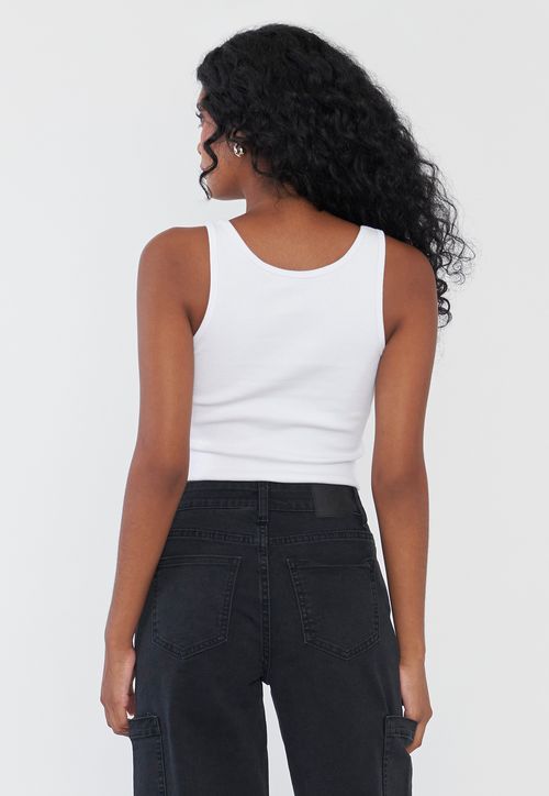 Peto Mujer Local Print Blanco