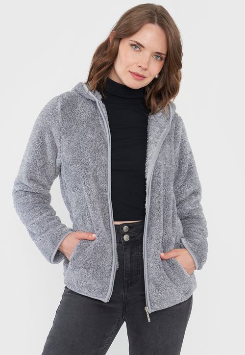 Polar Mujer Coral Básico Gris