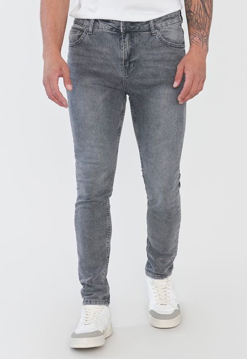 Jeans Hombre Super Skinny Negro
