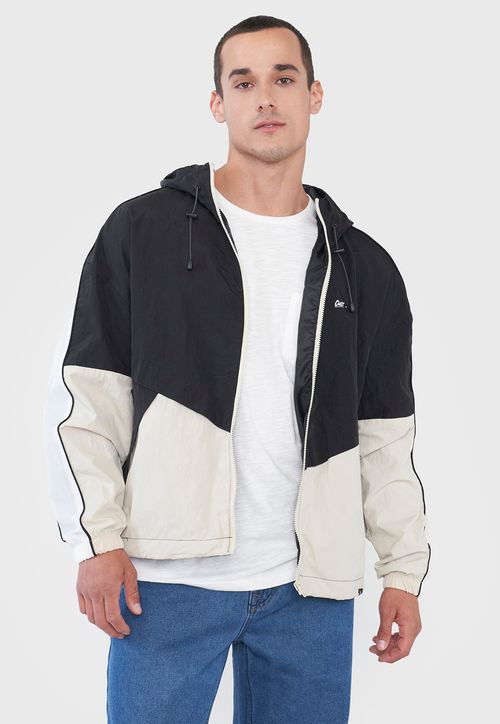Casaca Hombre College Cortes Negro