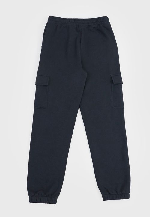 Pantalón De Buzo Niño Teen Cargo Focal Negro
