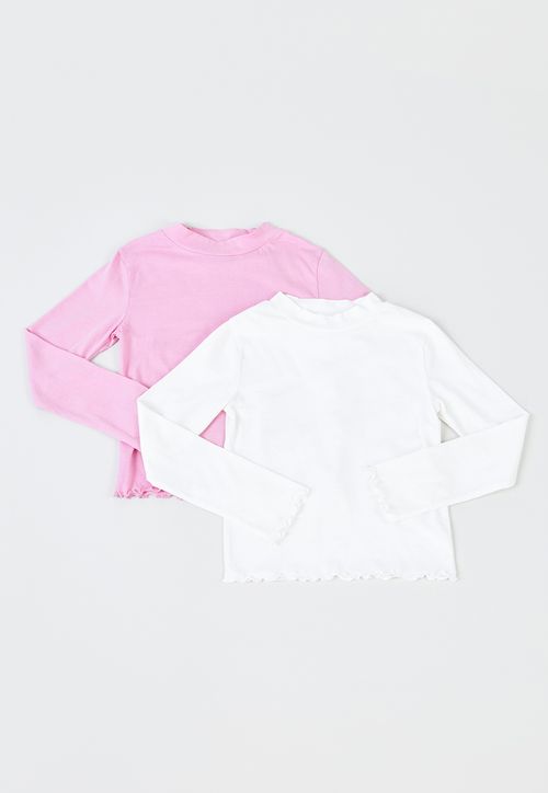 Polera Niña Kids Bipack Blanco