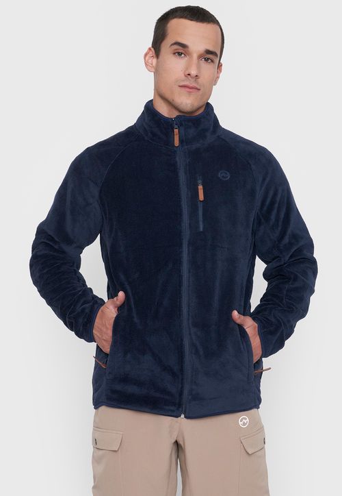 Polerón Outdoor Hombre Microfibra Color Navy