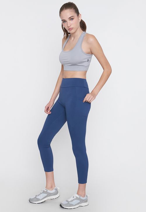 Calza Mujer Deportiva Navy Pitillo