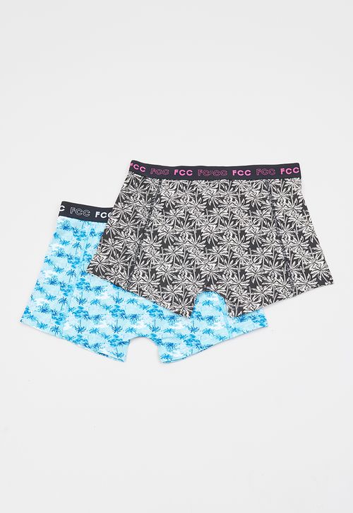 Bóxer Hombre Bipack Print Color Celeste
