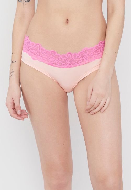 Pantaleta Mujer Cotton Coral