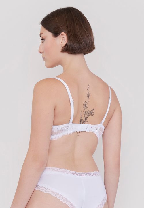 Sostén Mujer Wireless Copa B Ecru
