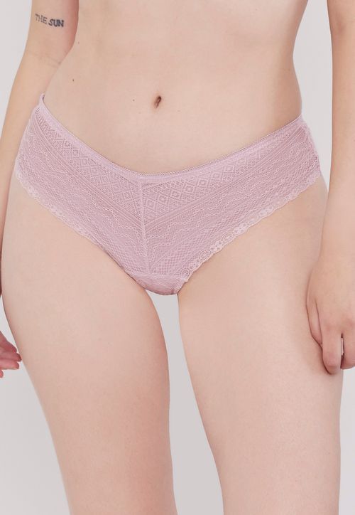 Pantaleta Mujer Full Lace Rosado