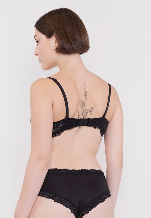 Sostén Mujer Wireless Copa C Negro