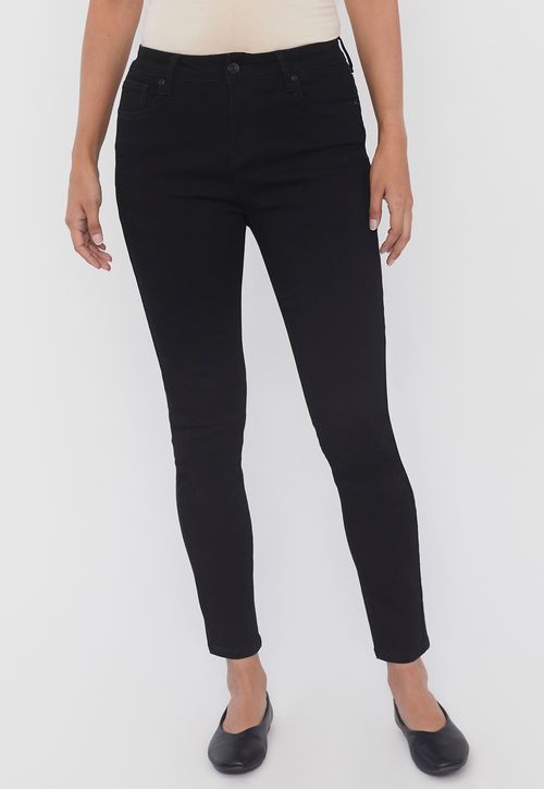 Jeans Mujer Skinny Fit Negro