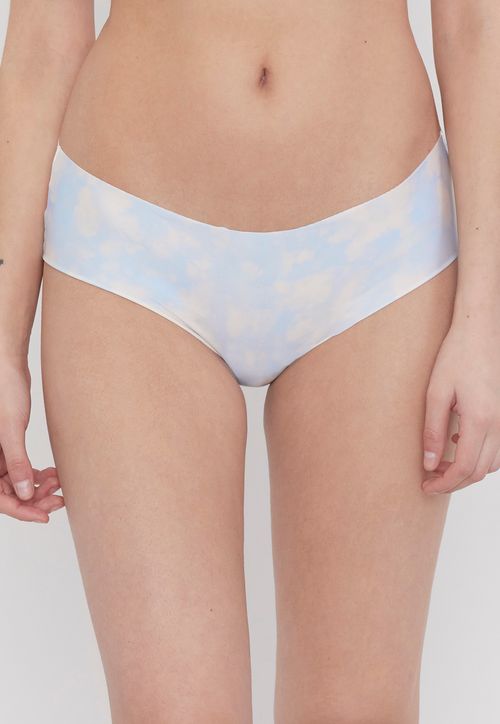 Pantaleta Mujer Microfibra Celeste Tie Dye