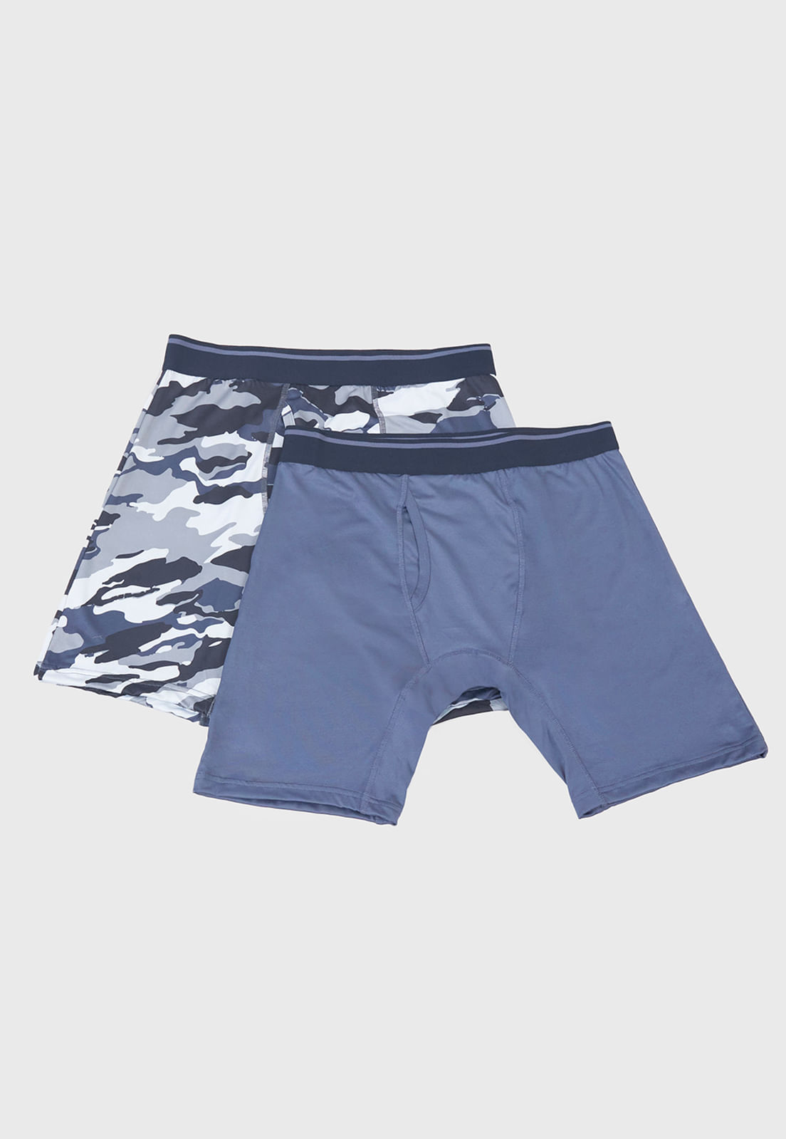 Bóxer Hombre Bipack Deportivo Mix Gris