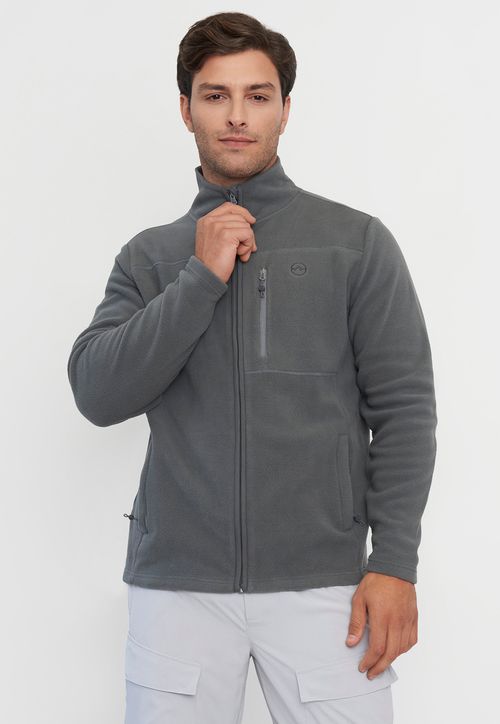 Polar Outdoor Hombre Básico Gris Liso