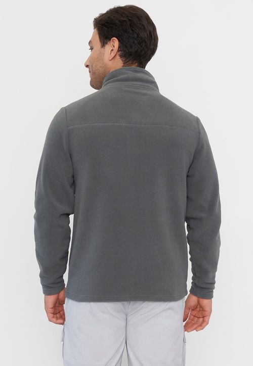 Polar Outdoor Hombre Básico Gris Liso