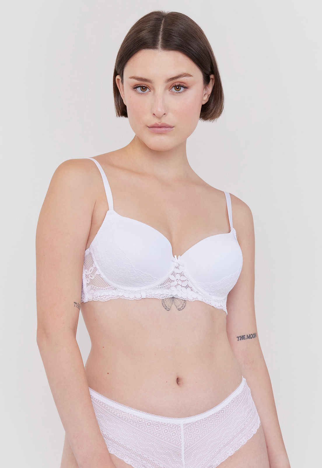 Sostén Mujer Copa B Push Up Ecru