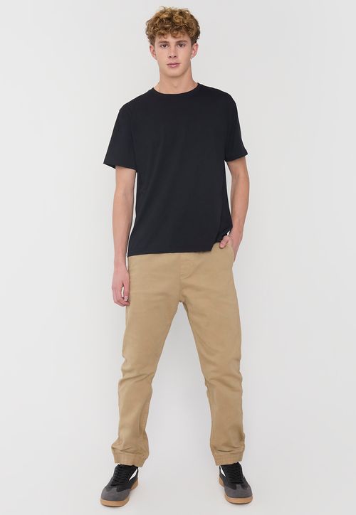 Pantalón Hombre Twill Jogger Fit Camel