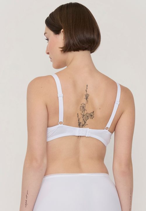 Sostén Mujer Bipack Copa B Blanco -Negro