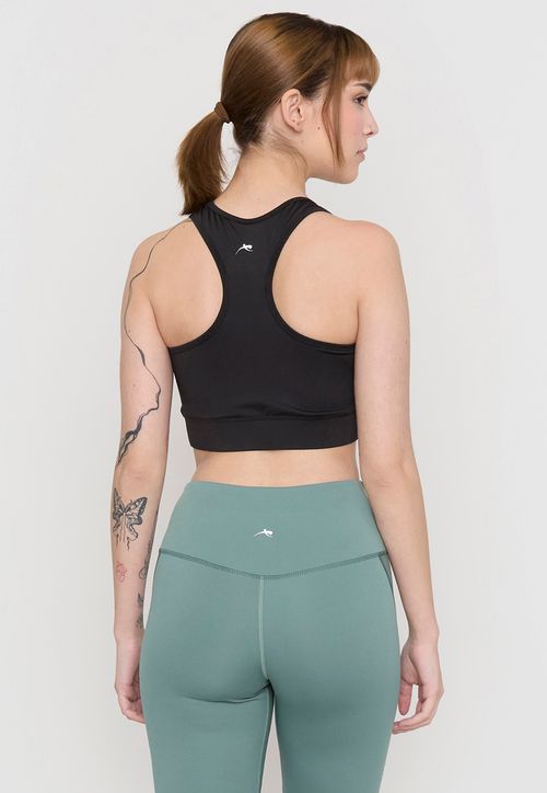 Peto Mujer Deportivo Negro Liso
