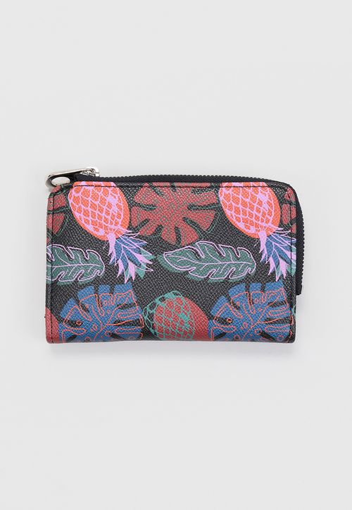 Billetera Mujer Pequeña Print Piña