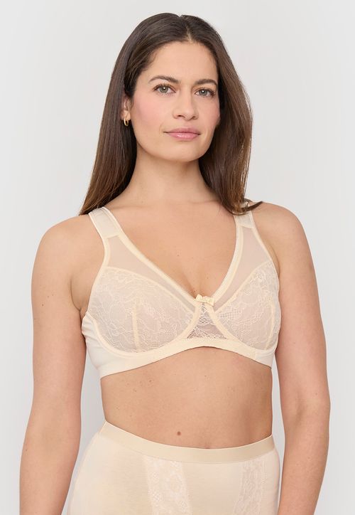 Sostén Mujer Beige Copa C Básico