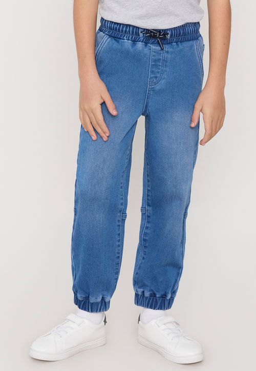 Jeans Niño Kids Jogger Azul Medio