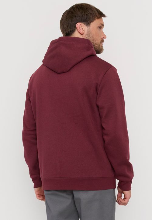 Polerón Hombre Burdeo Full Zipper